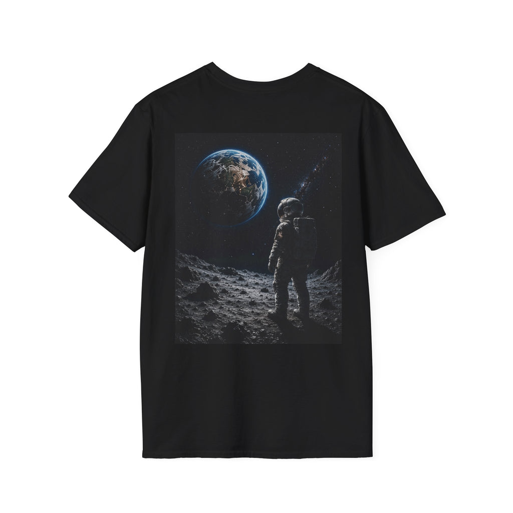 Astronaut Moonwatch Graphic T-Shirt — Cosmic Sunset Space Tee